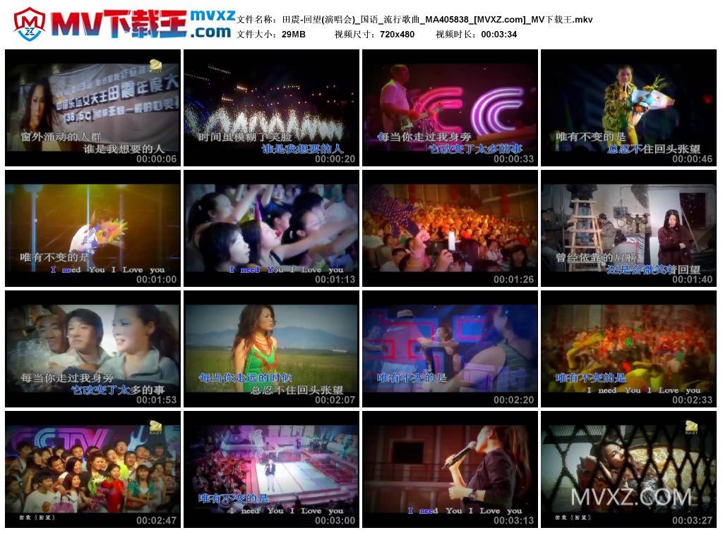 田震-回望(演唱会)_国语_流行歌曲_MA405838